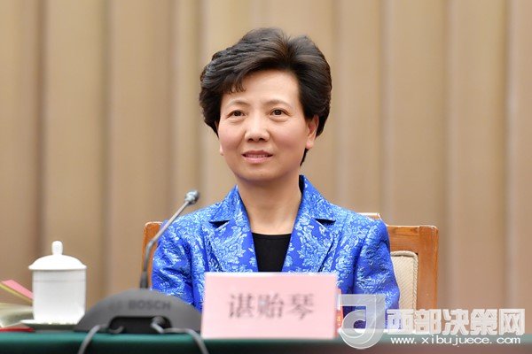 全國人大代表、貴州省委副書記、省長諶貽琴發(fā)言