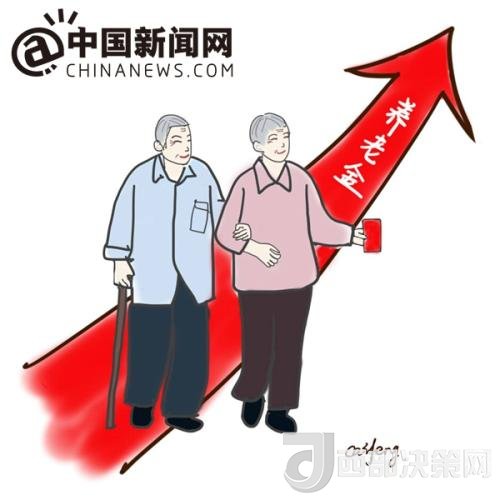 漫畫：養(yǎng)老金迎“14連漲”。 作者：王珊珊