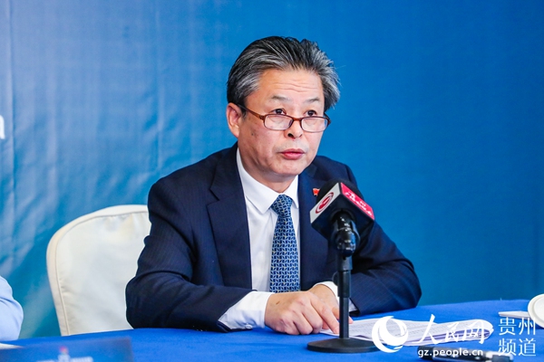 中國-東盟中心秘書長陳德海。吳少飛 攝